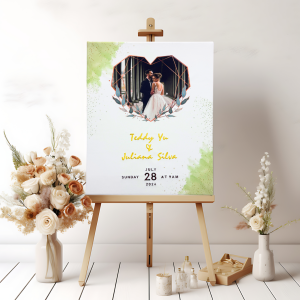 刺繡結婚油畫木框,婚紗照無框畫,Canvas Wooden Wall Art,Embroidered Wedding Canvas Prints