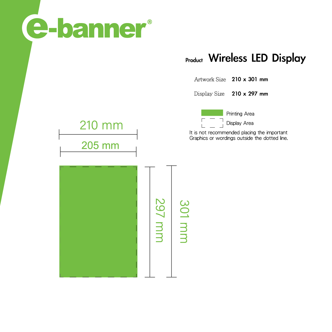 Wireless LED Display Stand 