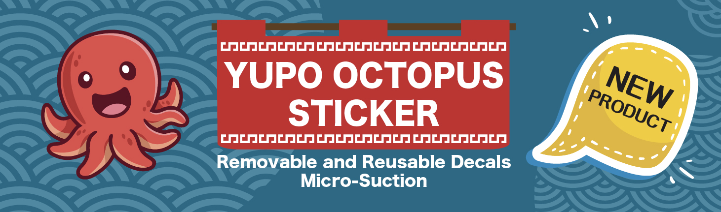 Yupo Octopus Sticker Introduction